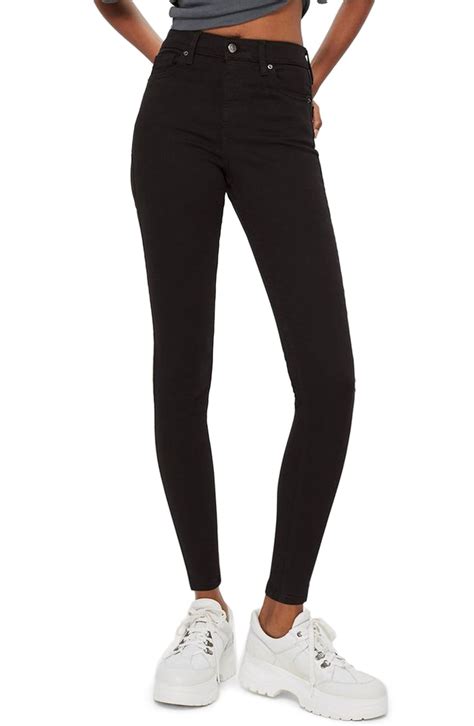 high waisted jeans black topshop|extra high waisted black jeans.